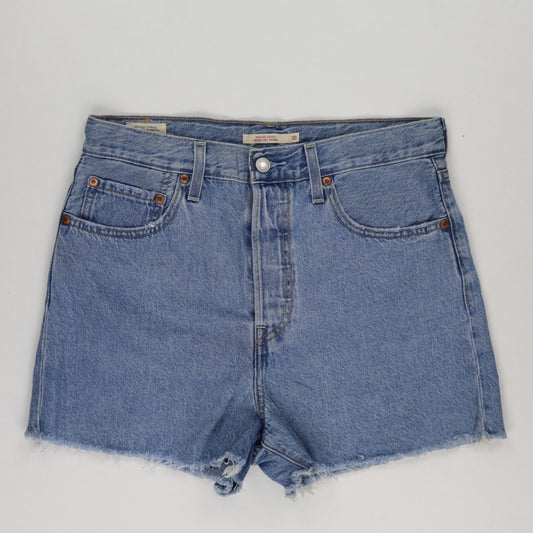 Levi's High Waist Denim Shorts Blue Size 30 100 Percent Cotton Vintage