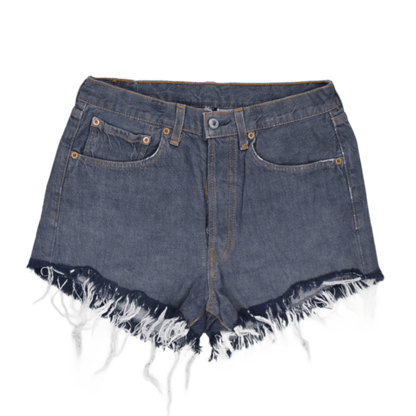 Levi's 501 High Rise Denim Shorts Vintage Blue 38W Cotton Denim
