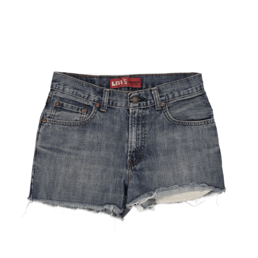 Levi's 550 Vintage Women's Denim Shorts Blue Size 28 100% Cotton 6cm Inseam