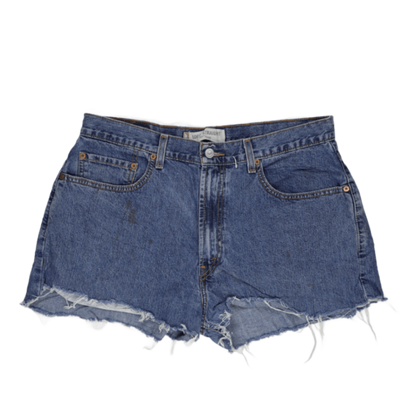 Levi's 569 Loose Straight Denim Cutoff Shorts Blue W34 L32 100 Cotton Vintage