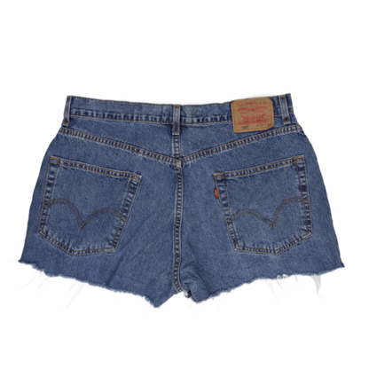 Levi's 569 Loose Straight Denim Cutoff Shorts Blue W34 L32 100 Cotton Vintage