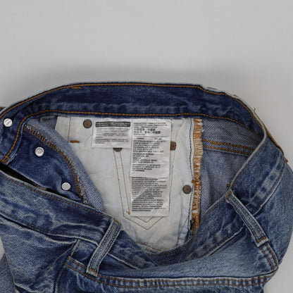 Levi's 501 CT Distressed Denim Shorts Blue W31 100 Percent Cotton Vintage