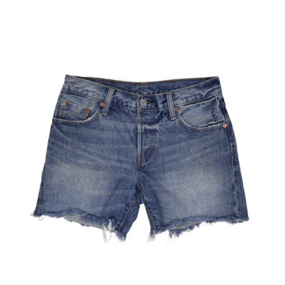 Levi's 501 CT Distressed Denim Shorts Blue W31 100 Percent Cotton Vintage