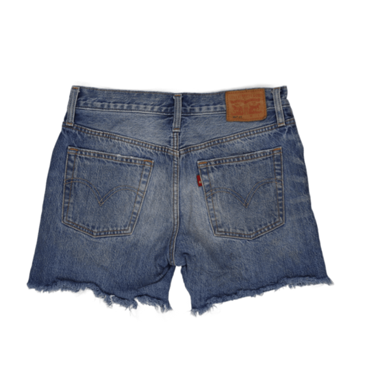 Levi's 501 CT Distressed Denim Shorts Blue W31 100 Percent Cotton Vintage
