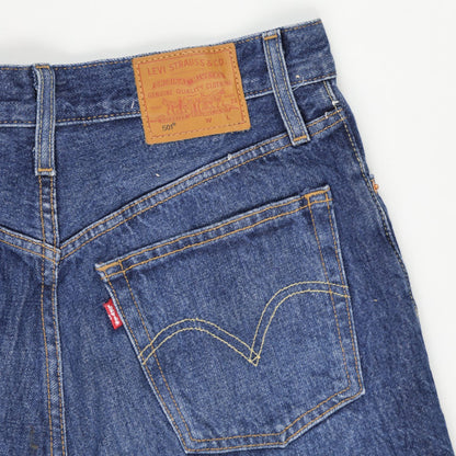 Levi's Premium 501 High Rise Blue Denim Cut-Off Shorts W31 Vintage 100% Cotton