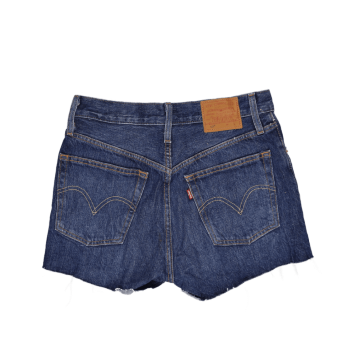 Levi's Premium 501 High Rise Blue Denim Cut-Off Shorts W31 Vintage 100% Cotton