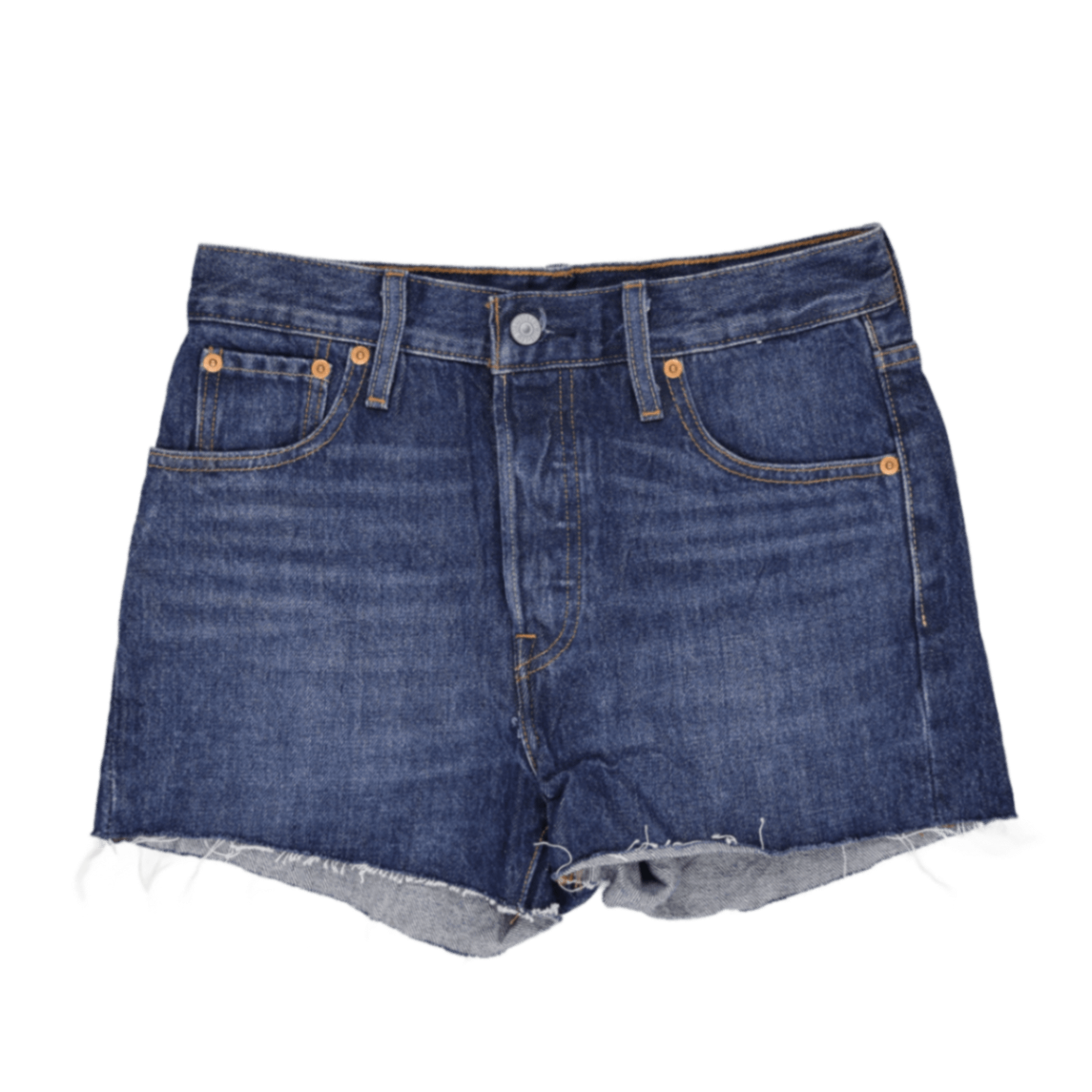 Levi's Premium 501 High Rise Blue Denim Cut-Off Shorts W31 Vintage 100% Cotton