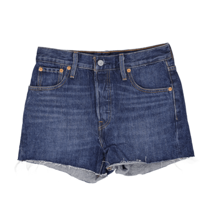 Levi's Premium 501 High Rise Blue Denim Cut-Off Shorts W31 Vintage 100% Cotton