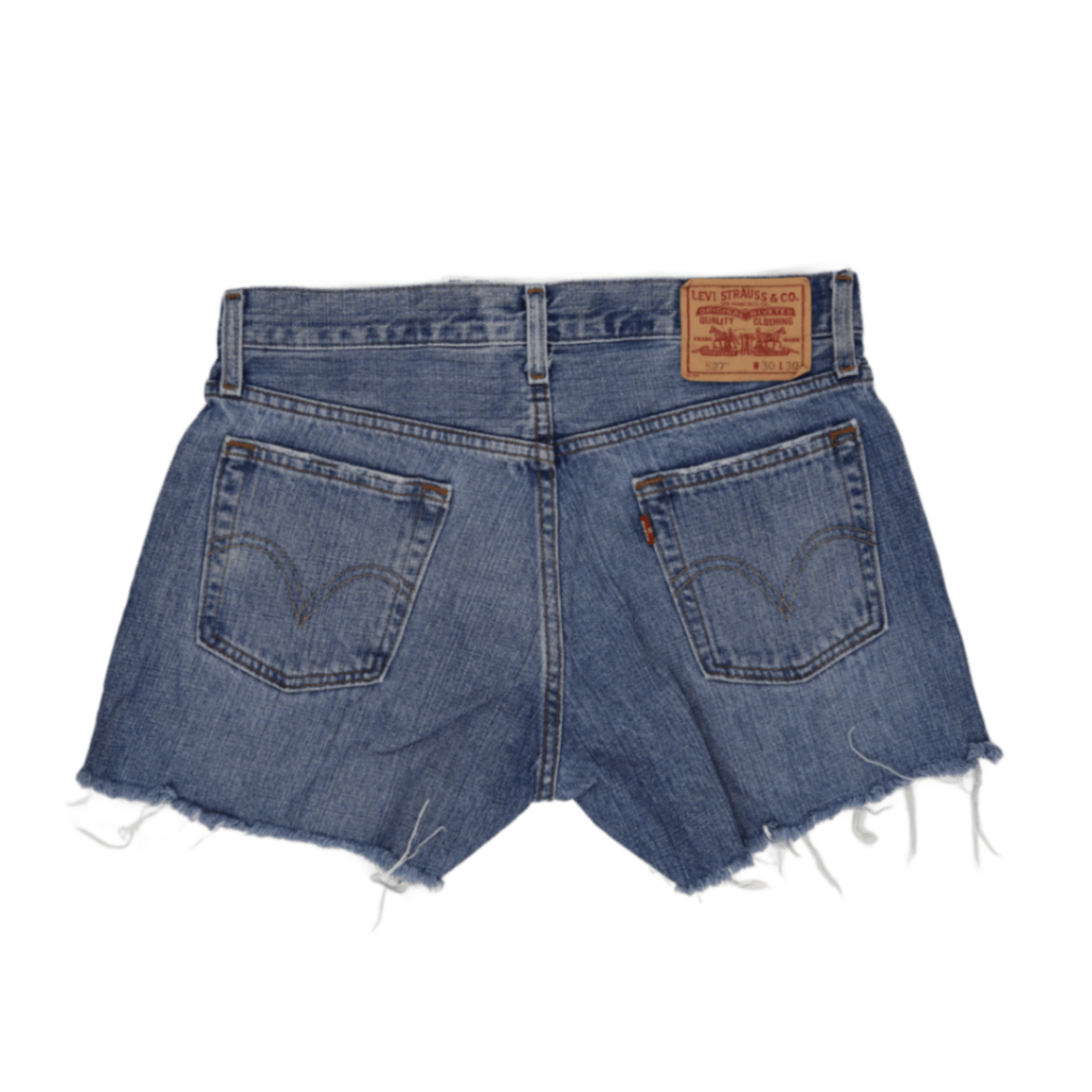 Levi's 527 Vintage Denim Shorts Blue W30 L30 Cotton
