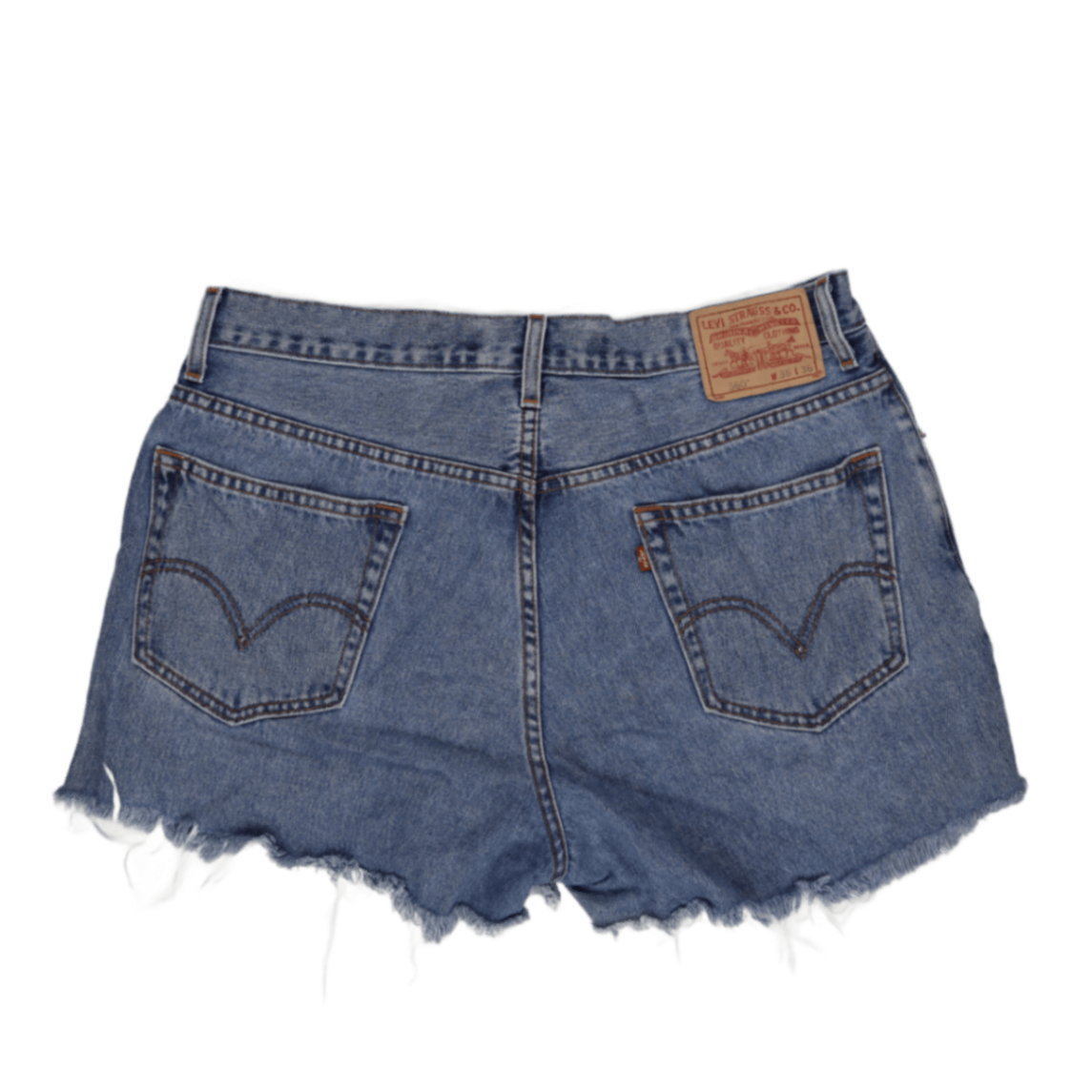 Levi's 560 Comfort Fit Denim Shorts Blue W36 L36 100% Cotton Vintage