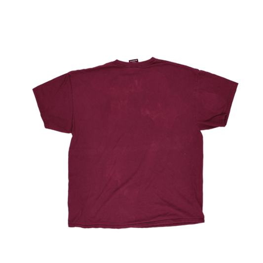 Thrasher Skateboard Magazine T-Shirt Burgundy XL Cotton Crew Neck Streetwear