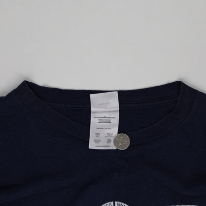 Adidas Navy Blue Long Sleeve Crew Neck T-Shirt 2XL 100 Cotton