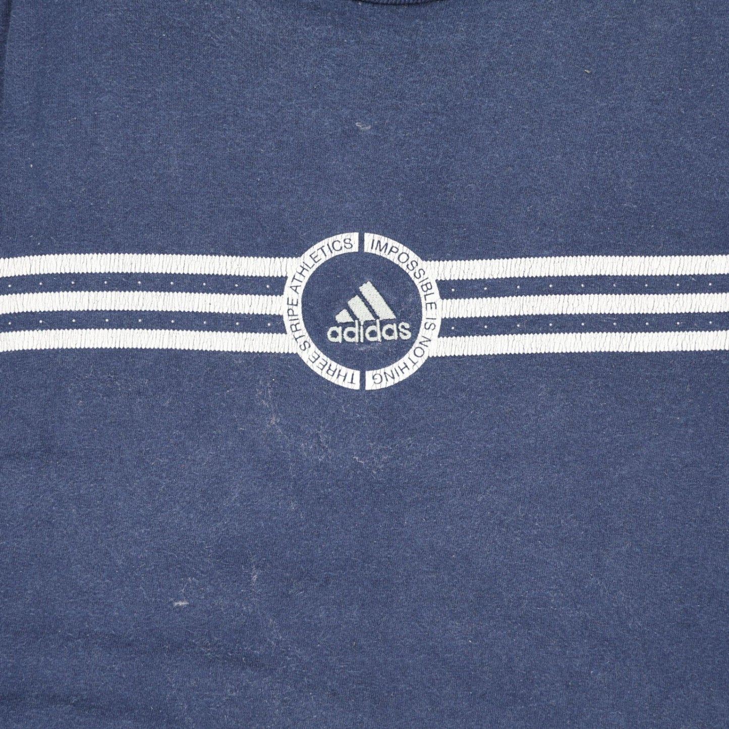 Adidas Navy Blue Long Sleeve Crew Neck T-Shirt 2XL 100 Cotton