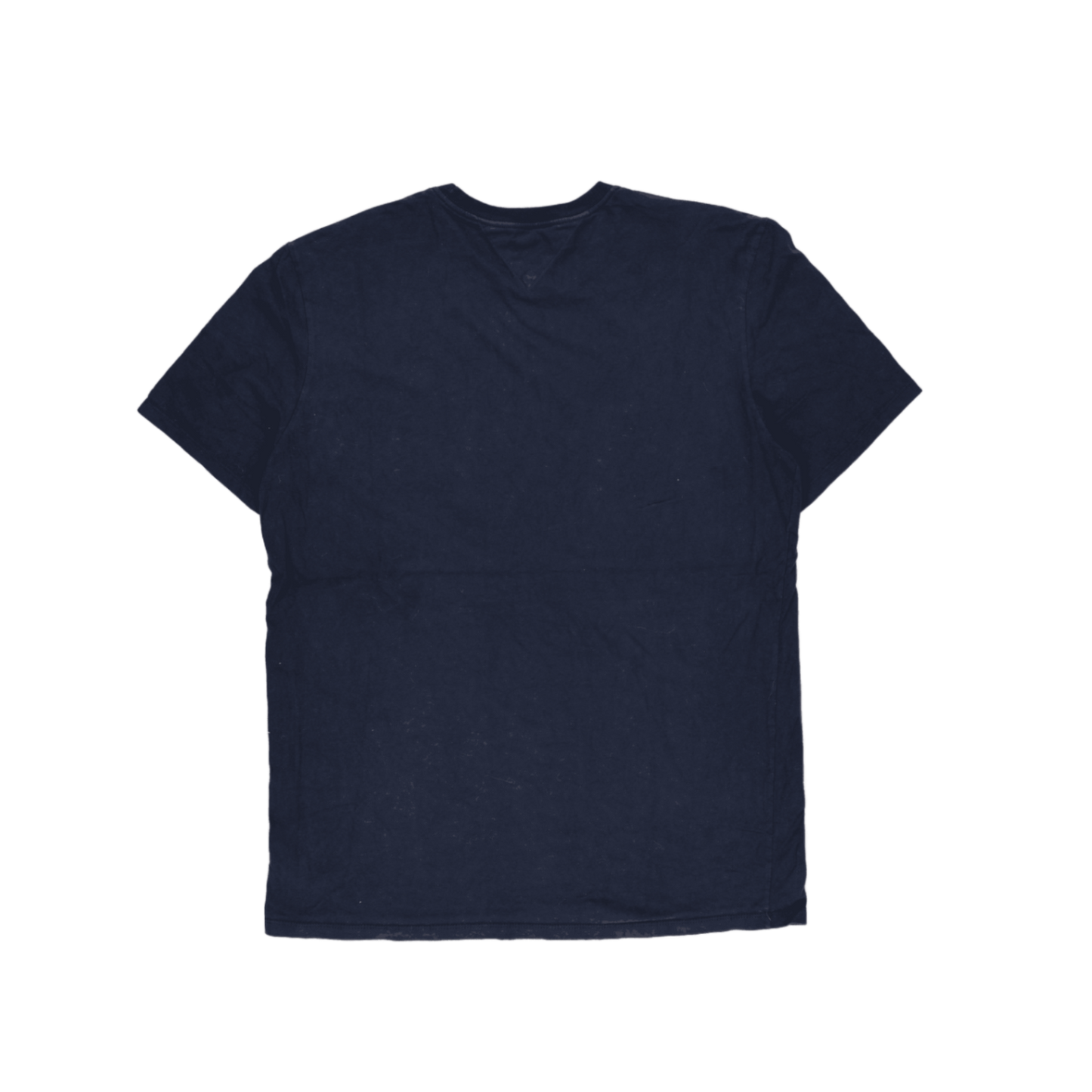 Tommy Hilfiger Navy Blue T-Shirt for Men XL Cotton Crew Neck Casual