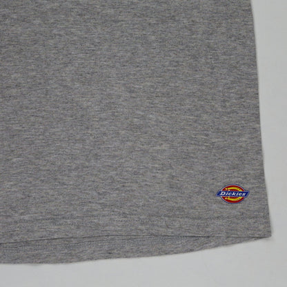 Dickies Men's Grey Heather Crew Neck T-Shirt Large Cotton Blend Casual
