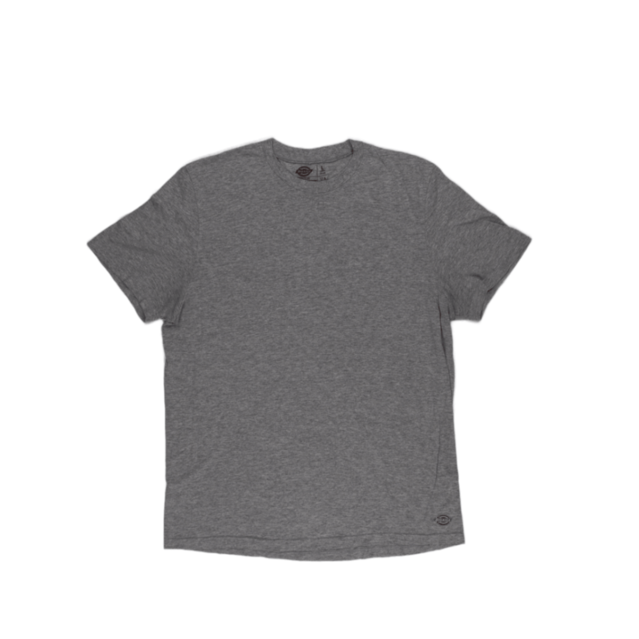 Dickies Men's Grey Heather Crew Neck T-Shirt Large Cotton Blend Casual