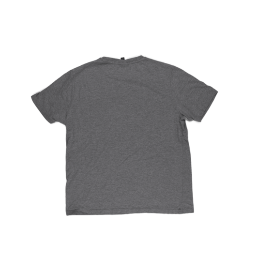 Ellesse Grey Cotton Crew Neck T-Shirt XL Size Men's Casual Shirt