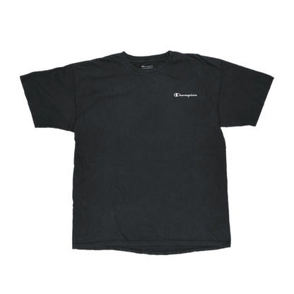 Champion Authentic Athleticwear Black Cotton T-Shirt XL Mens Crew Neck