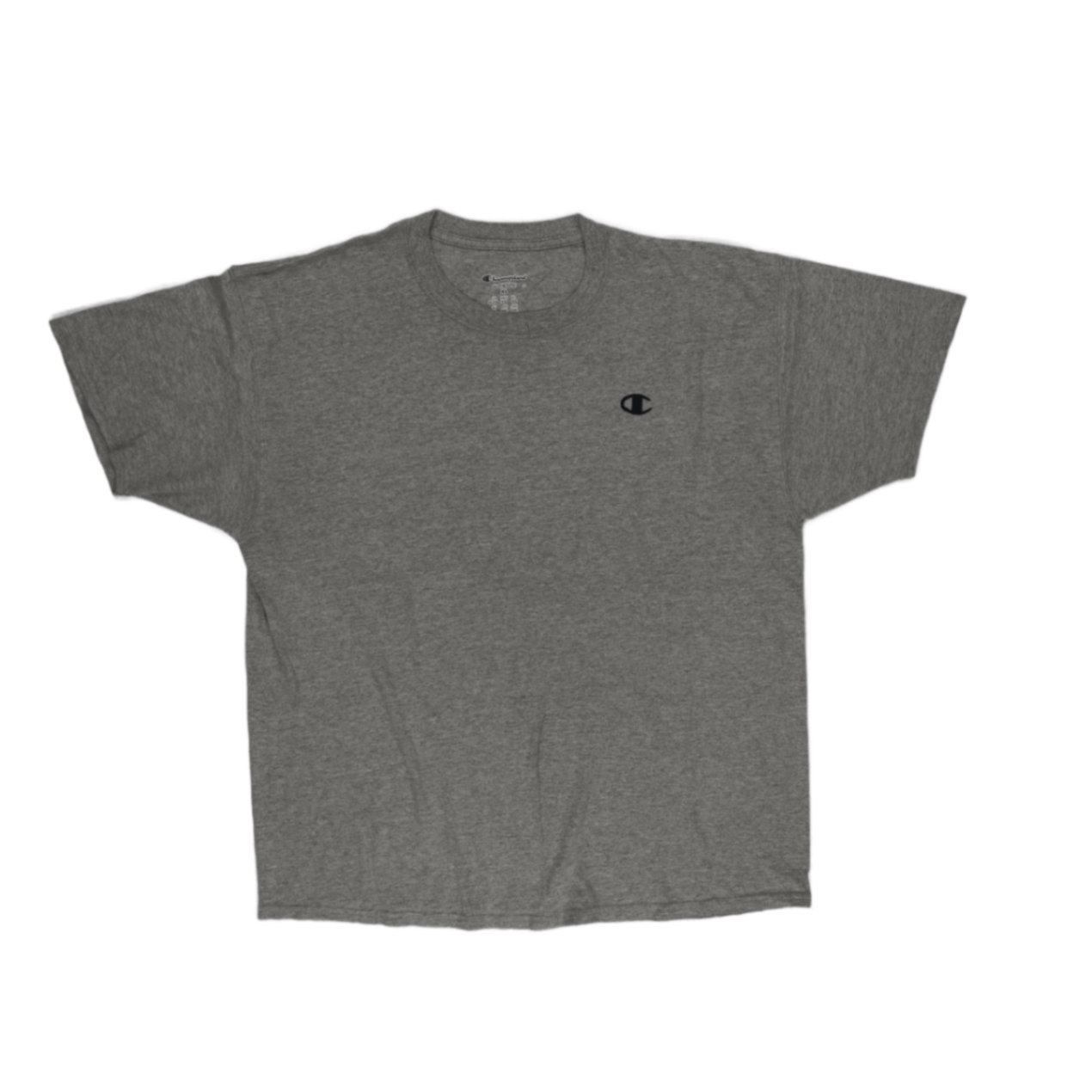 Champion Men's Grey Cotton T-Shirt XL Classic Crew Neck