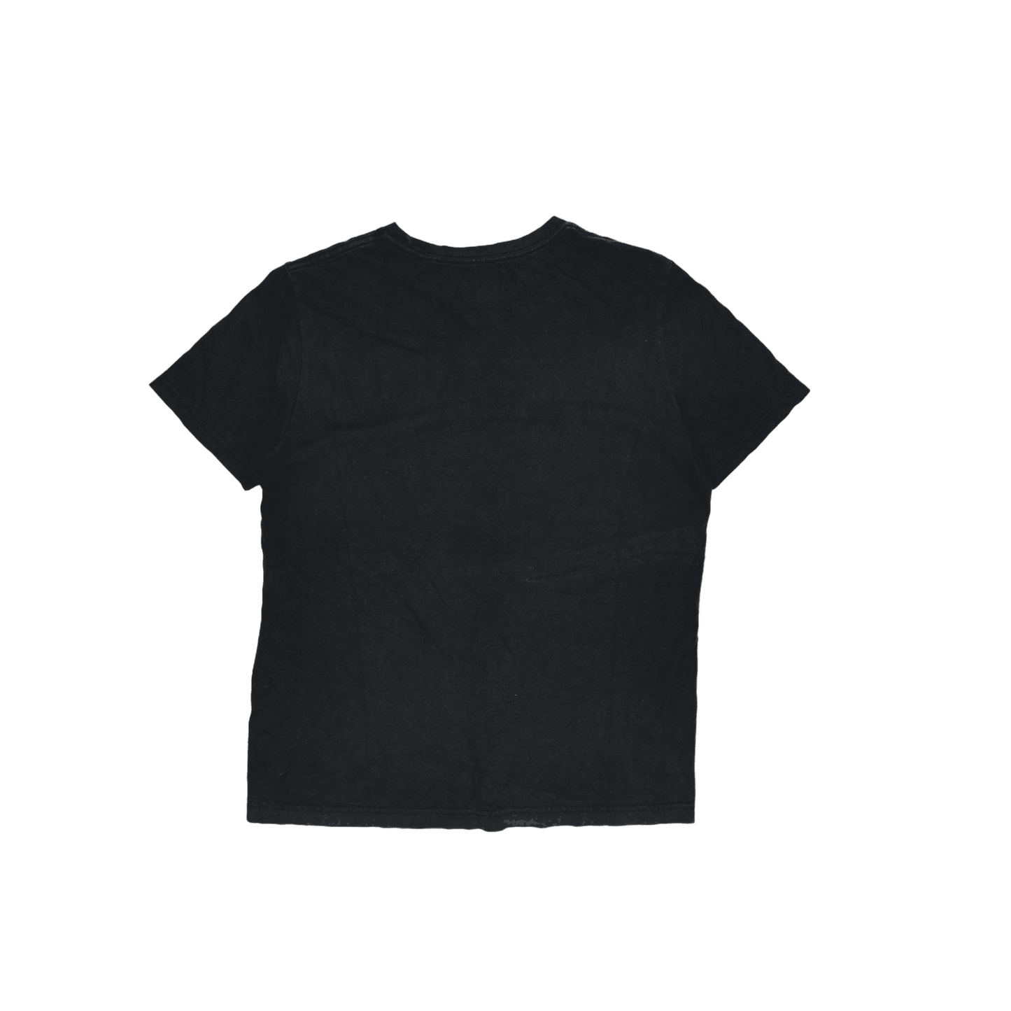 Nautica Black Cotton Short Sleeve T-Shirt for Men Size Medium