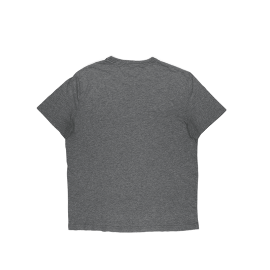 Tommy Hilfiger Grey Cotton Crew Neck T-Shirt Large