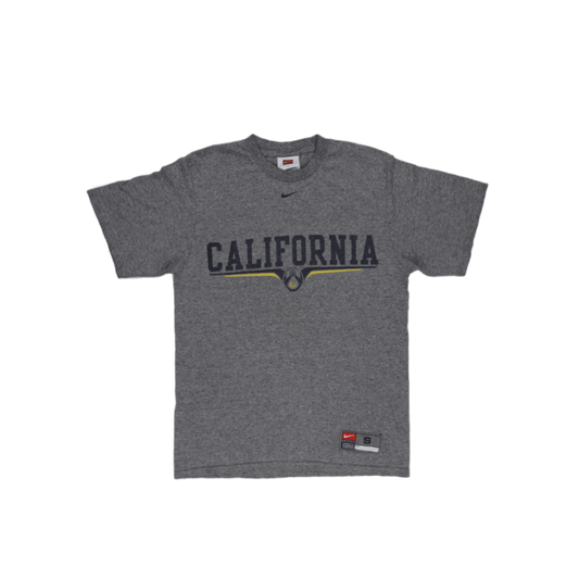 Nike California Graphic Grey T-Shirt Small Cotton Crew Neck Vintage Mens