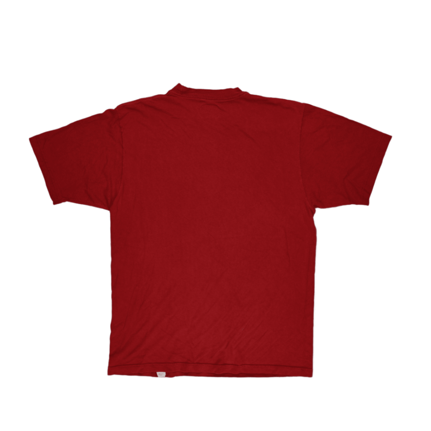 Dickies Red Cotton T-Shirt Medium Crew Neck Casual Mens Shirt