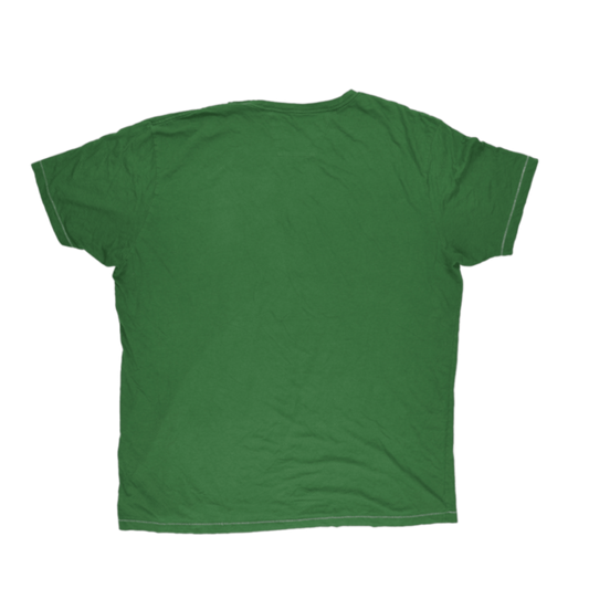 Nautica Men's Casual Green Cotton T-Shirt XXL Short Sleeve Crew Neck