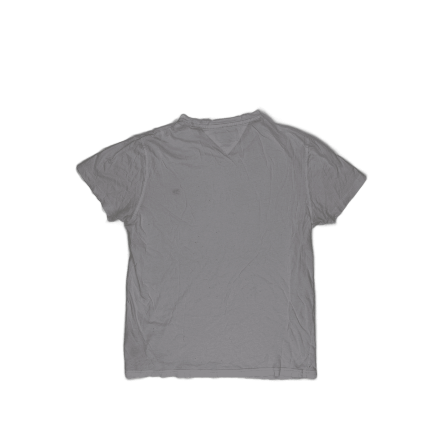 Tommy Jeans White Cotton Crew Neck T-Shirt Size M