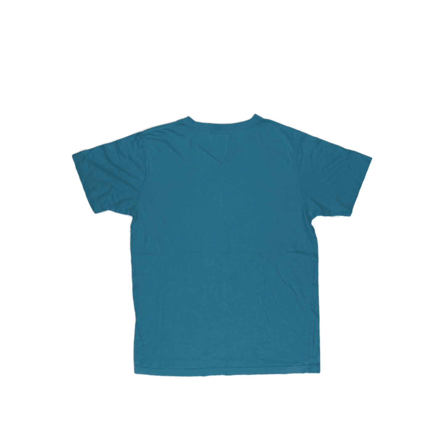Tommy Hilfiger Blue V Neck Cotton Logo T Shirt Large Mens