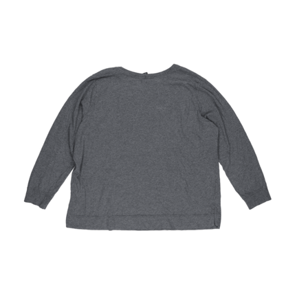 Nike Grey Cotton Long Sleeve T-Shirt for Men Size 1X Casual Crew Neck