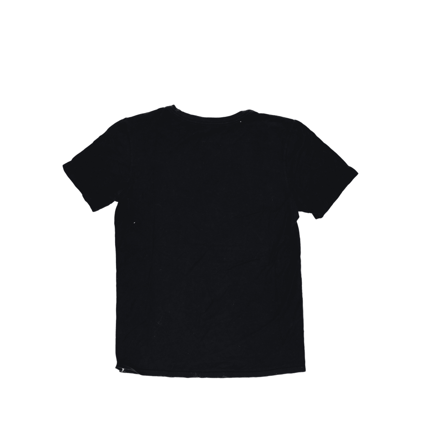 Jordan Black Graphic Logo T-Shirt Men's Small Cotton Crew Neck