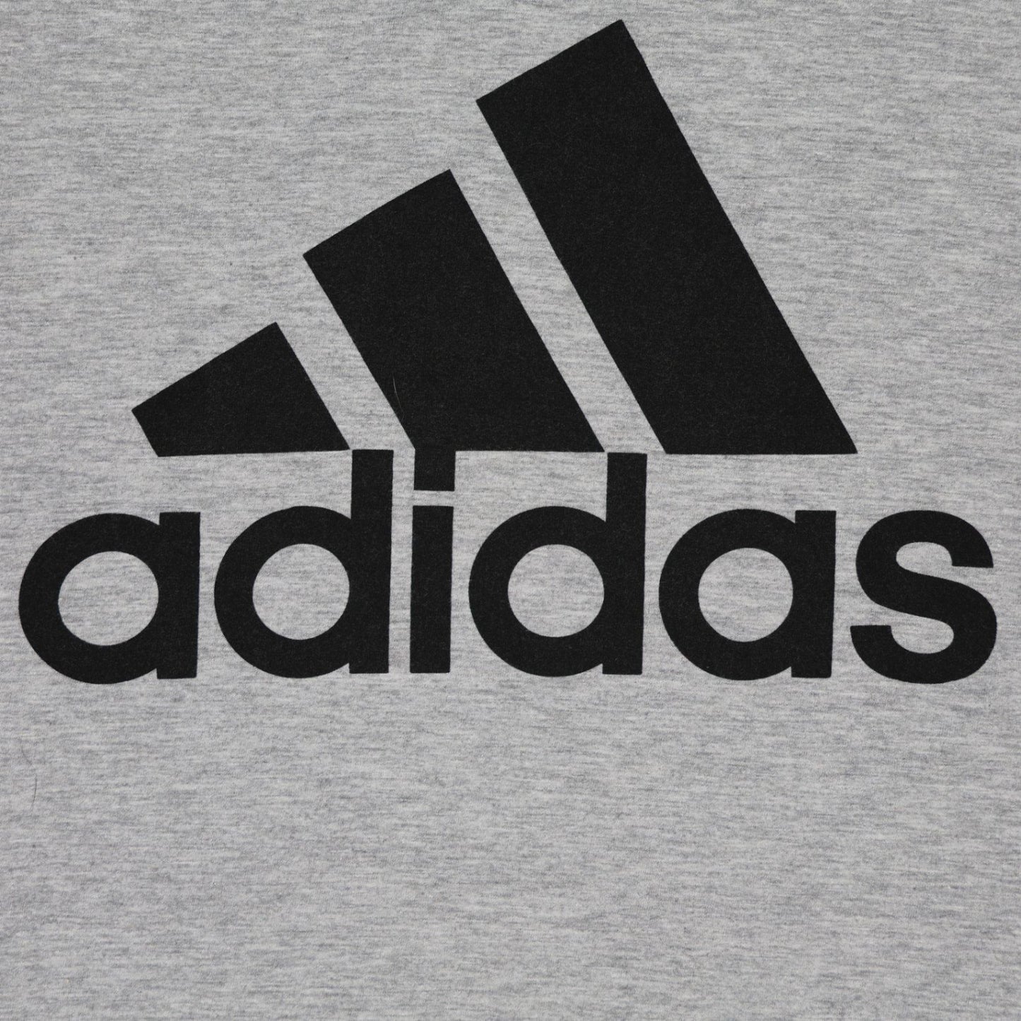 Adidas Classic Grey Logo T-shirt XL Cotton Blend Crew Neck Casual Men's Clothing
