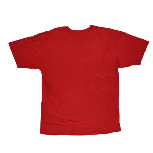 Timberland Red Graphic T-Shirt XL 100% Cotton Crew Neck Vintage USA Flag Print