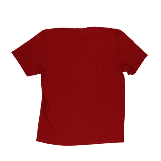 Nike Red Graphic T-Shirt XL Vintage Cotton Crew Neck Men's Clothing