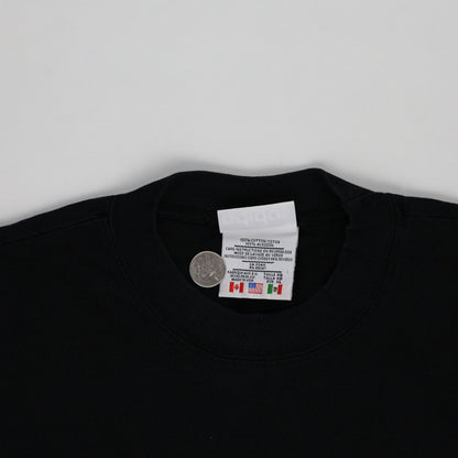 adidas D.C. United Vintage Football T-shirt Black XL 100% Cotton