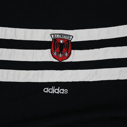 adidas D.C. United Vintage Football T-shirt Black XL 100% Cotton