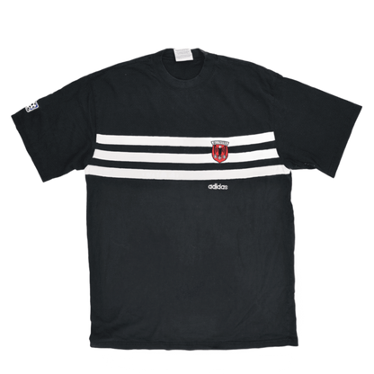 adidas D.C. United Vintage Football T-shirt Black XL 100% Cotton