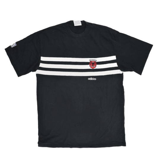 adidas D.C. United Vintage Football T-shirt Black XL 100% Cotton