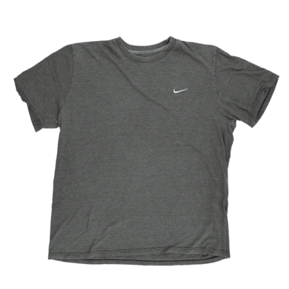 Nike Grey Cotton T-Shirt XL Men's Casual Crew Neck Standard Fit