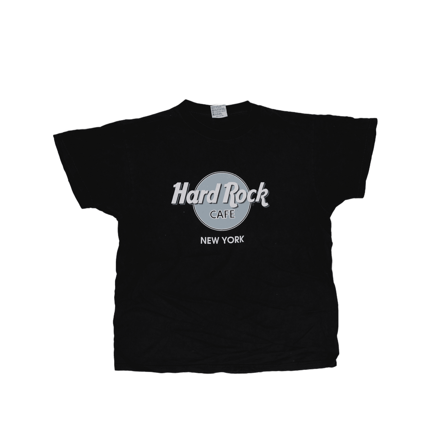 Hard Rock Cafe Vintage Black T-Shirt Large Cotton Short Sleeve Graphic Tee