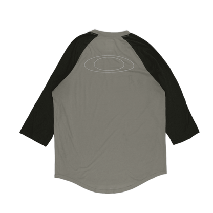 Oakley Raglan Graphic T-Shirt Khaki Black XL Cotton Blend Crew Neck