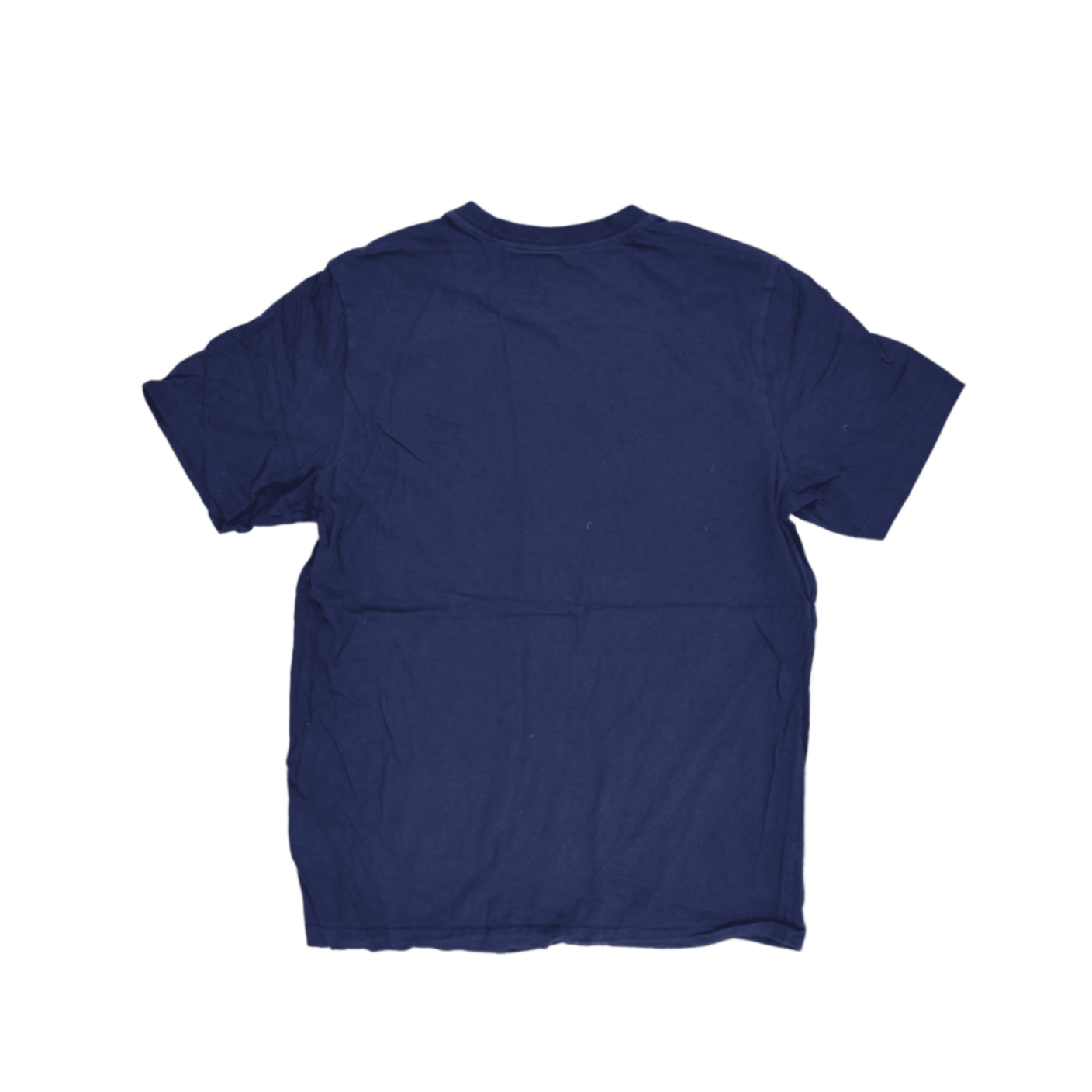 Nike Navy Blue Cotton T-Shirt Crew Neck Size Medium