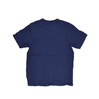 Nike Navy Blue Cotton T-Shirt Crew Neck Size Medium