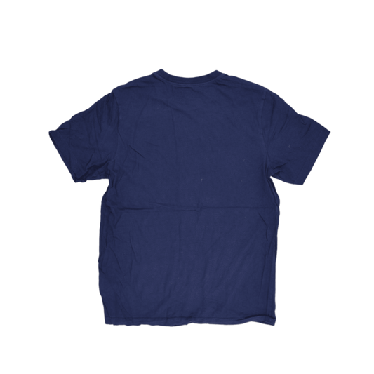 Nike Navy Blue Cotton T-Shirt Crew Neck Size Medium
