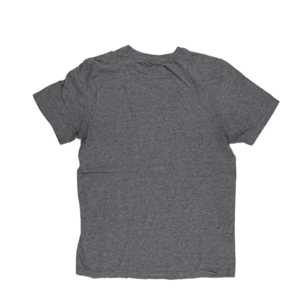 Nike Just Do It Graphic Tee Heather Grey Medium Cotton Blend Crew Neck Men's T-Shirt