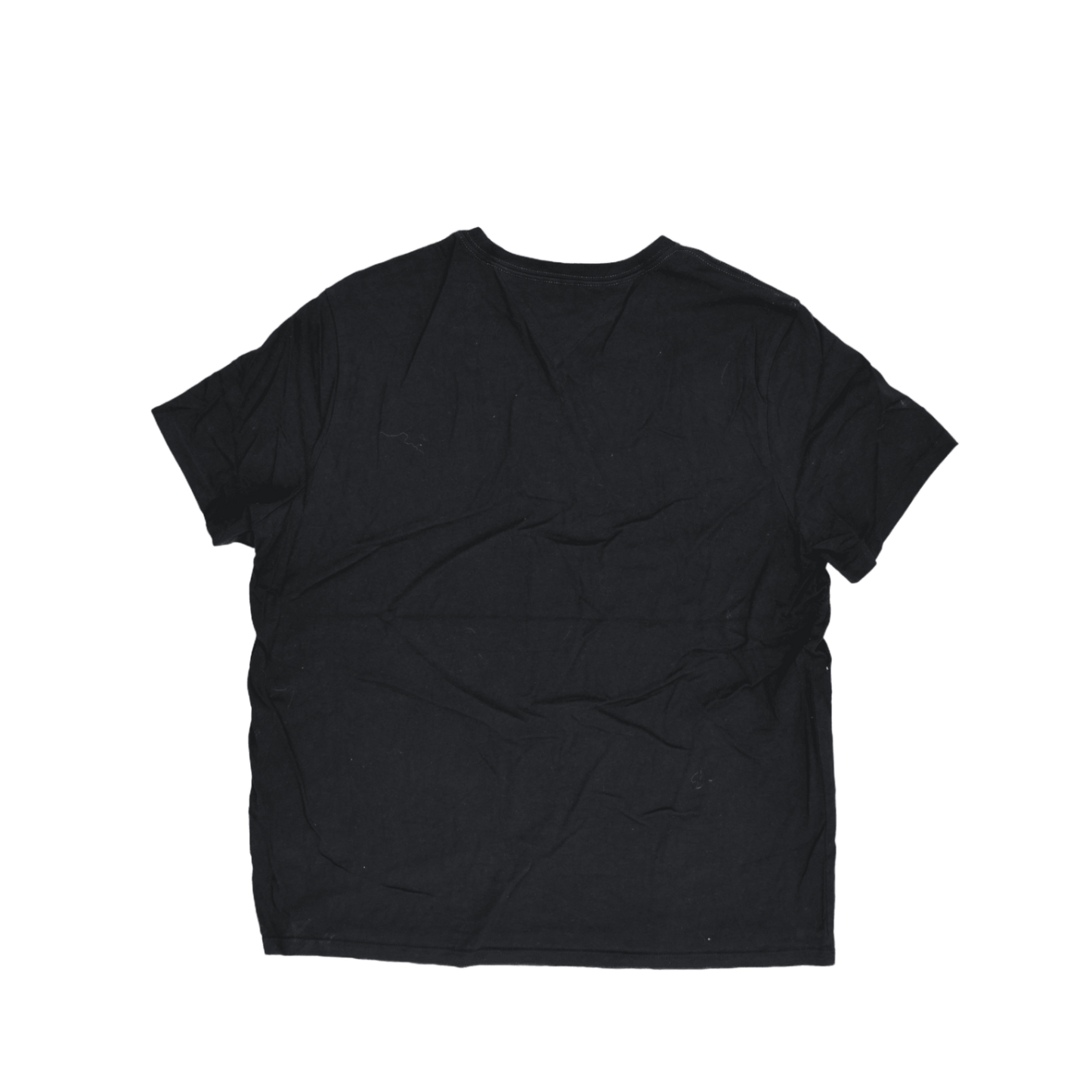 Tommy Hilfiger Men's Black Cotton T-Shirt Size Small Crew Neck Casual Style