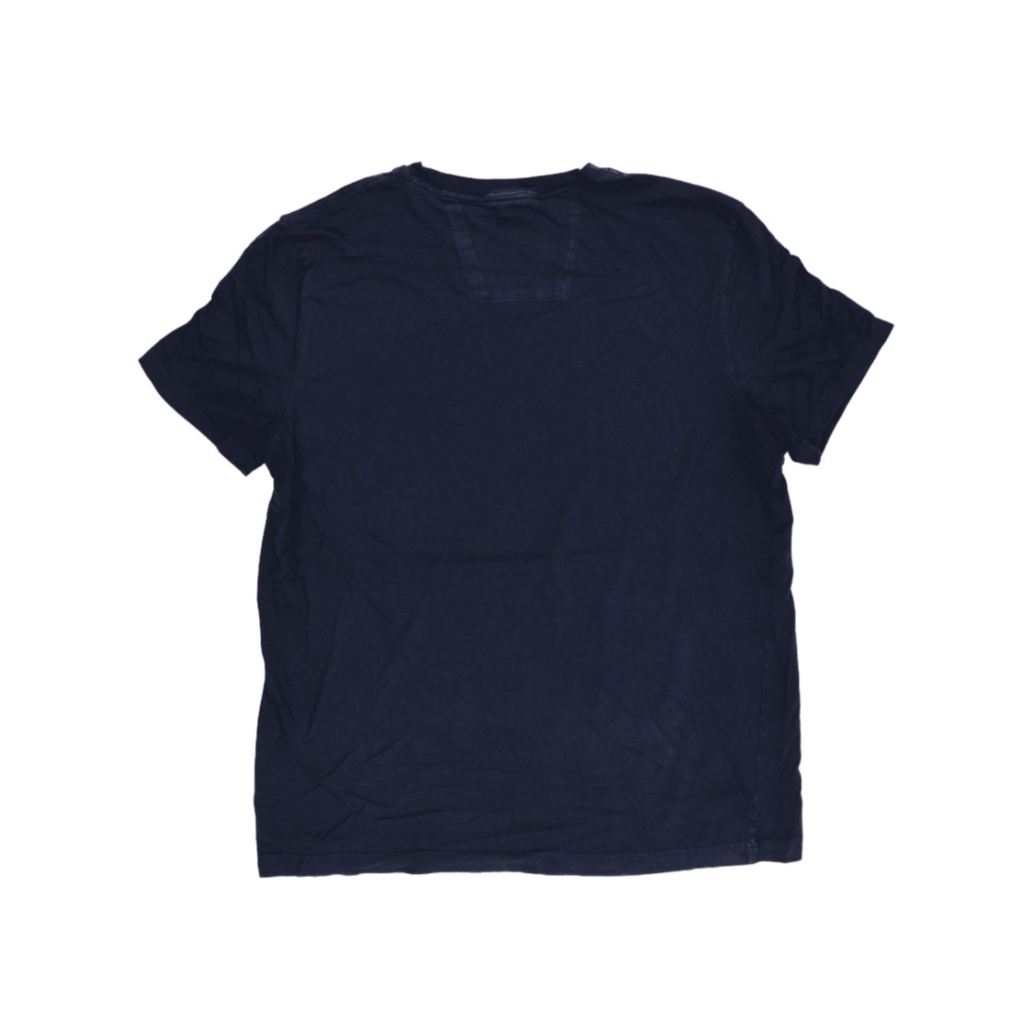 Nautica Performance T-Shirt Navy Blue Large 95 Cotton 5 Spandex Crew Neck Casual Men