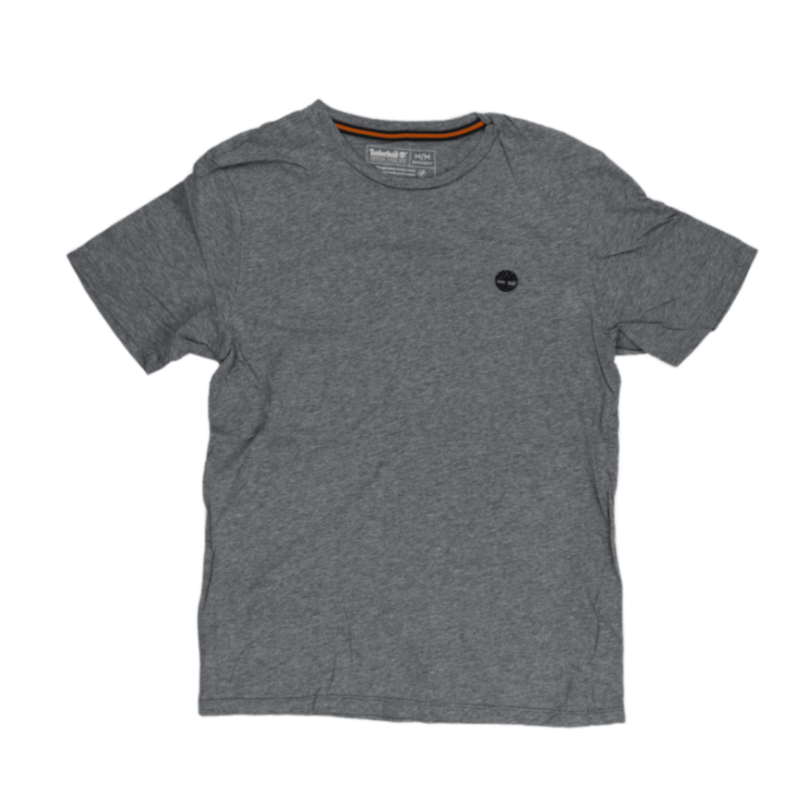 Timberland Grey Crew Neck T-Shirt for Men Size M 100 Percent Cotton Casual Style