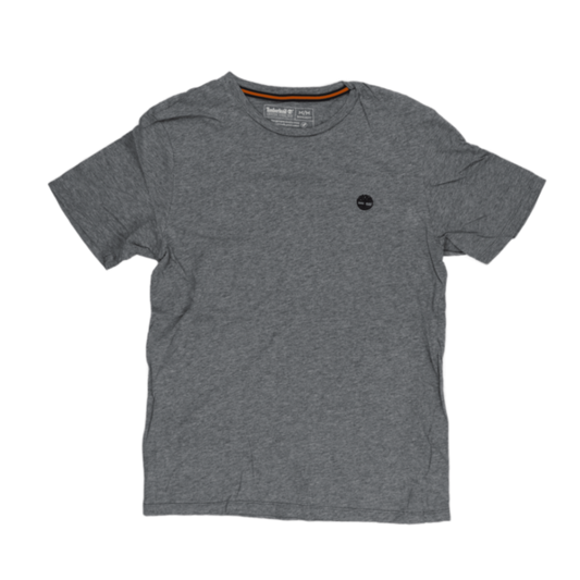 Timberland Grey Crew Neck T-Shirt for Men Size M 100 Percent Cotton Casual Style